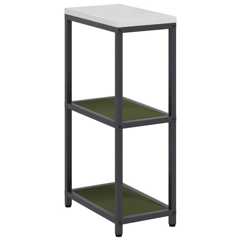 vidaXL Kitchen Storage with Shelf Olive Green 30 x 50 x 92 cm Steel