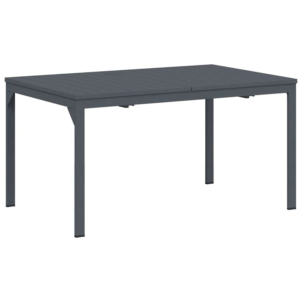 vidaXL Outdoor Dining Table 2 pcs Anthracite 210 x 90 x 73 cm Steel