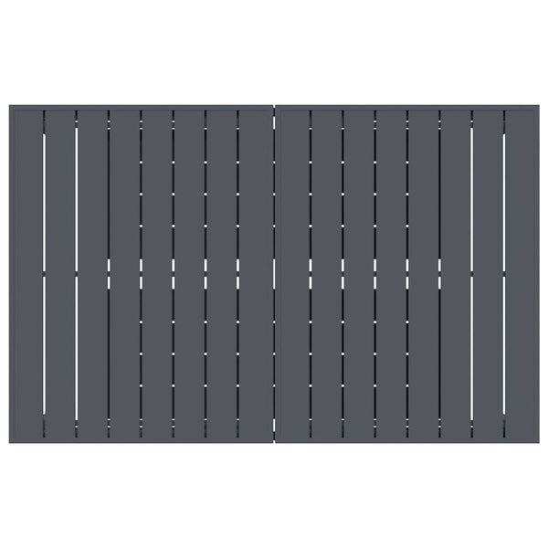 vidaXL Outdoor Dining Table 2 pcs Anthracite 210 x 90 x 73 cm Steel