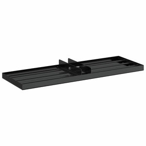 vidaXL Replacement Head for Garden Rake Black Powder-Coated Steel