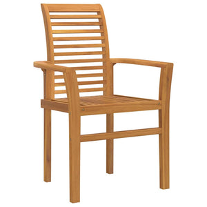 vidaXL 7-Piece Garden Dining Set Brown Solid Teakwood