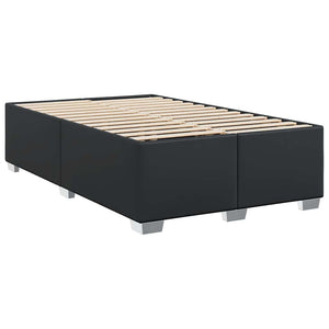 vidaXL Bed Frame without Mattress Black 137x190 cm Faux Leather