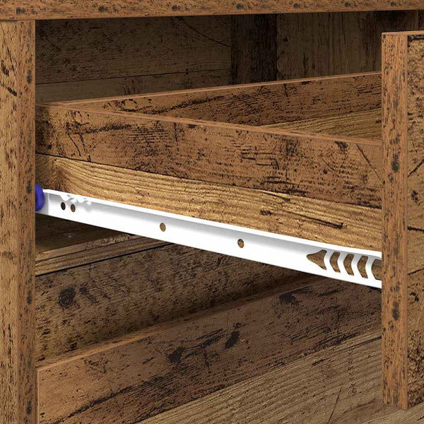 vidaXL TV Units 2 pcs Reclaimed Wood 180 x 34 x 50 cm Engineered Wood