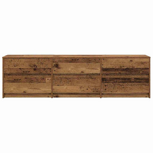 vidaXL TV Units 2 pcs Reclaimed Wood 180 x 34 x 50 cm Engineered Wood