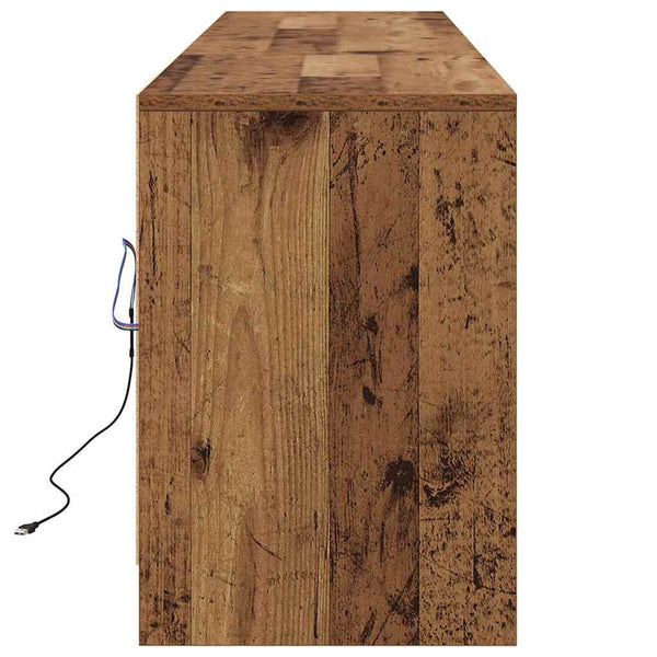 vidaXL TV Units 2 pcs Reclaimed Wood 180 x 34 x 50 cm Engineered Wood