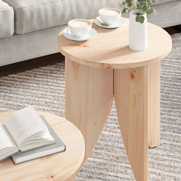 Couchtisch 2er Set Naturholz