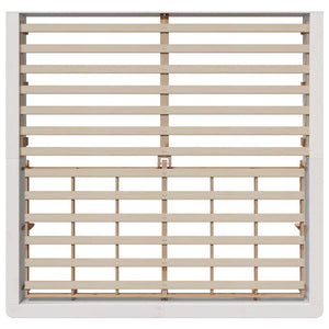 vidaXL Bed Frame White 180 x 200 cm Solid Pine Wood