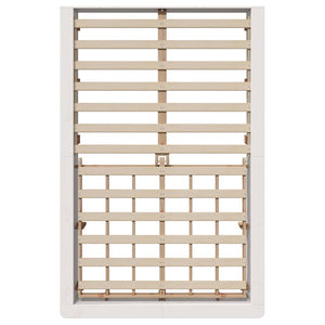 vidaXL Bed Frame White 140 x 200 cm Solid Pine Wood