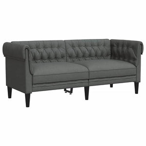 vidaXL Living Room Sofa 3 pcs Dark Grey 201.5 x 74.5 x 74.5 cm Fabric
