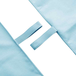 vidaXL Sports Towels 2 pcs Blue 180 x 90 cm Polyester and Polyamide