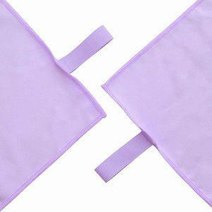 vidaXL Sports Towels 2 pcs Purple 50 x 30 cm Polyester and Polyamide