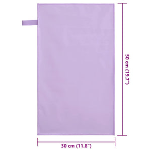 vidaXL Sports Towels 2 pcs Purple 50 x 30 cm Polyester and Polyamide
