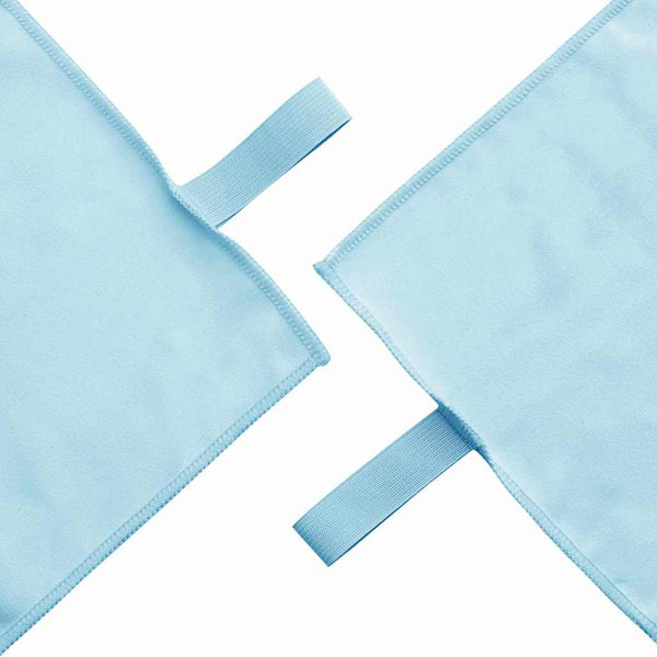 vidaXL Sports Towel Set 2 pcs Blue Fabric