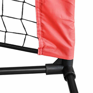 vidaXL Tennis Net Black and Red 396 x 92 x 87 cm Polyester