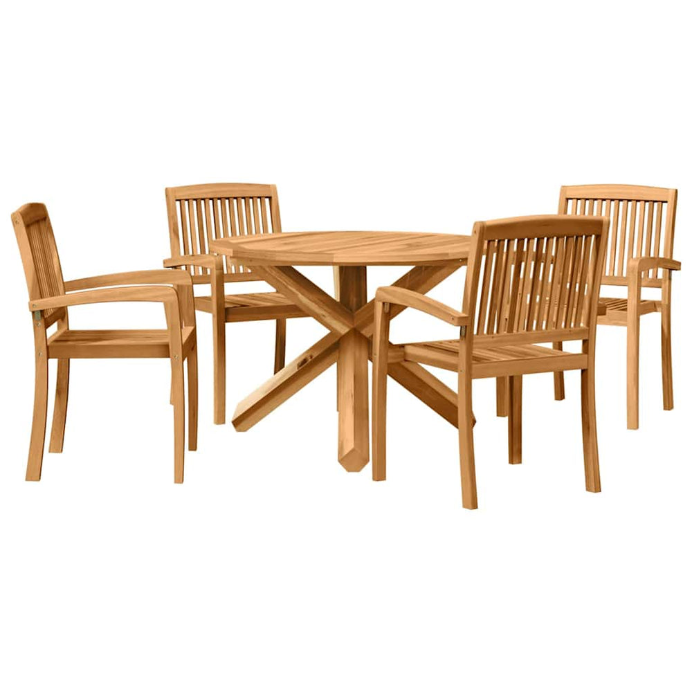 Garten Essgruppe Akazie Massivholz 5-teilig
