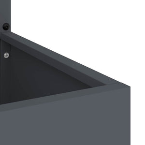 vidaXL Garden Privacy Screen Anthracite 32 x 32 x 150 cm