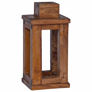vidaXL Lanterns 3 pcs Natural Mahogany Wood