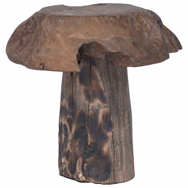 vidaXL Stool Natural 35 x 35 x 35 cm Solid Teak Wood