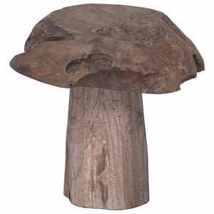 vidaXL Stool Natural 35 x 35 x 35 cm Solid Teak Wood
