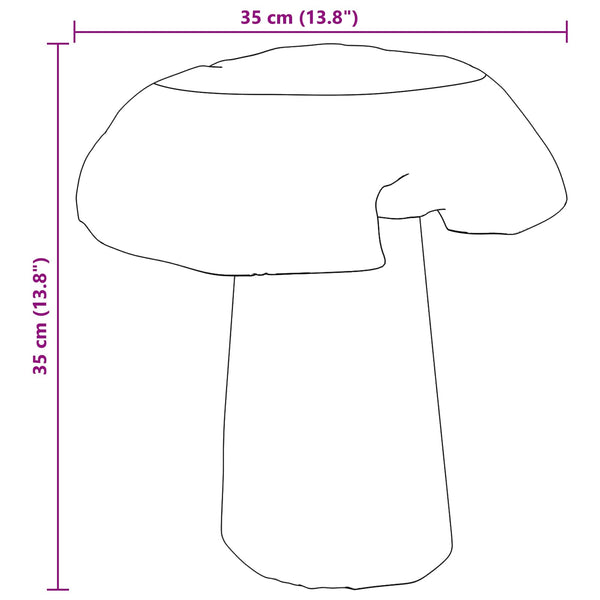 vidaXL Stool Natural 35 x 35 x 35 cm Solid Teak Wood