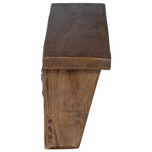 vidaXL Clothes Hanger Brown 50 x 10 x 14 cm Solid Mahogany Wood