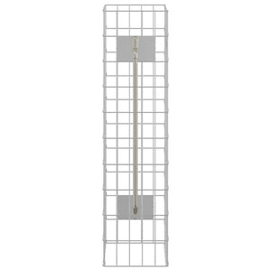 Gabionen Wasserhahn Edelstahl Silber 100cm