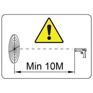 vidaXL Airsoft Target Black 19 x 26 x 25 cm Plastic