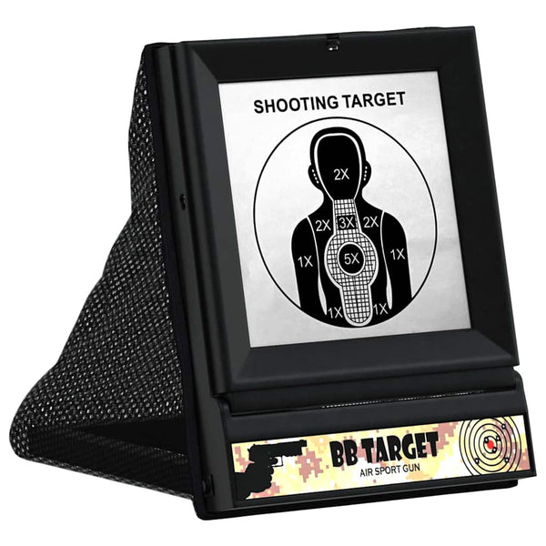 vidaXL Airsoft Target Black 19 x 26 x 25 cm Plastic