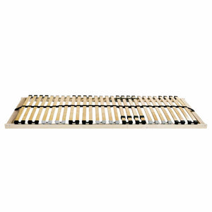 vidaXL Bed Slat Base Brown 140 x 190 cm Solid Beech Wood