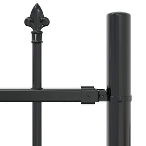 vidaXL Garden Fence Woerden Grey 240 x 215 cm Powder-Coated Steel