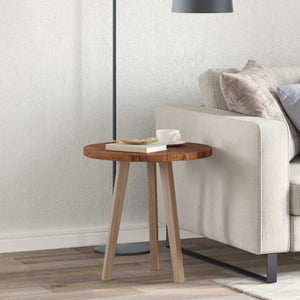 vidaXL Tabletop Light Brown Ø 50 x 2.5 cm Solid Oak Wood