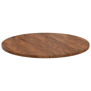 vidaXL Tabletop Light Brown Ø 90 x 2.5 cm Solid Oak Wood