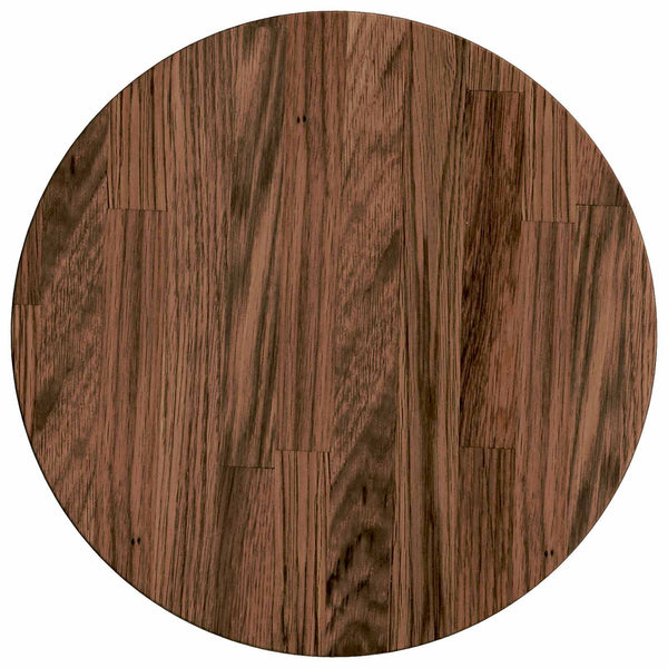 vidaXL Table Top Dark Brown Ø 40 x 2.5 cm Solid Oak