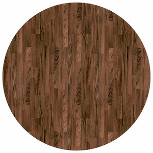 vidaXL Table Top Dark Brown Ø 80 x 2.5 cm Solid Oak Wood