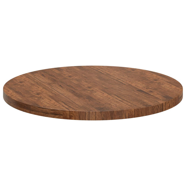 vidaXL Tabletop Light Brown Ø 90 x 4 cm Solid Oak Wood