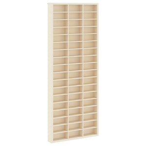 vidaXL Wall Display Case with Shelf Beige 30 x 4.5 x 75 cm Engineered Wood