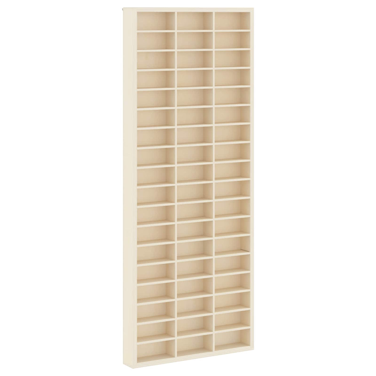 vidaXL Wall Display Case with Shelf Beige 30 x 4.5 x 75 cm Engineered Wood