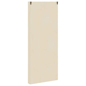 vidaXL Wall Display Case with Shelf Beige 30 x 4.5 x 75 cm Engineered Wood