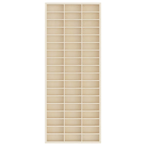 vidaXL Wall Display Case with Shelf Beige 30 x 4.5 x 75 cm Engineered Wood