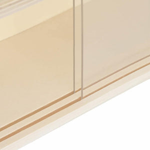 vidaXL Wall Display Case with Shelf Beige 80 x 8.5 x 54 cm Plywood