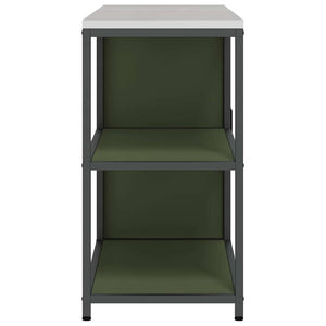 Küchen Aufbewahrungsset mit Regal Olive Grün, 2-teilig