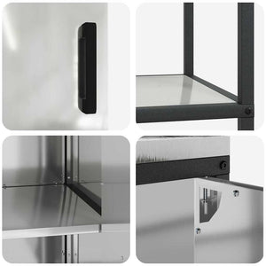 Küchen Aufbewahrungsset Silber 2-teilig