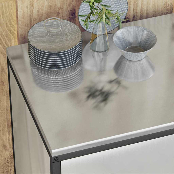 Küchen Aufbewahrungsset Silber 2-teilig