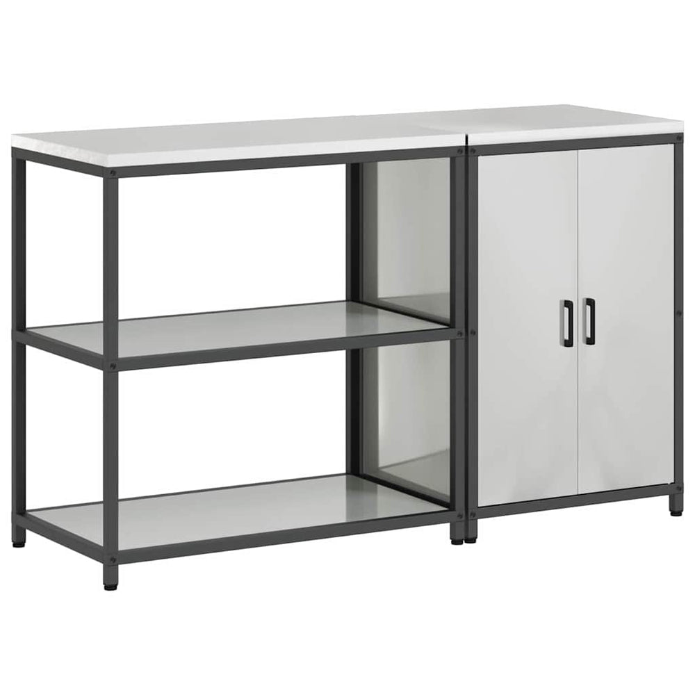 Küchen Aufbewahrungsset Silber 2-teilig