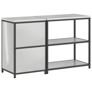 Küchen Aufbewahrungsset Silber 2-teilig
