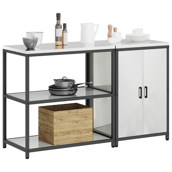 Küchen Aufbewahrungsset Silber 2-teilig