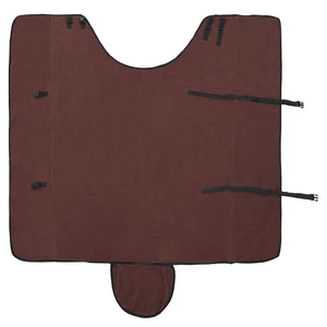 vidaXL Horse Rug Full Dark Brown 155 cm Polyester