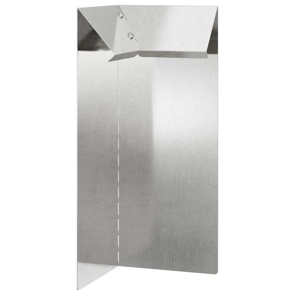 vidaXL Snail Barrier Silver 10 x 10 x 25 cm Stainless Steel