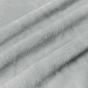 vidaXL Throw Blanket Grey 130 x 150 cm Fleece