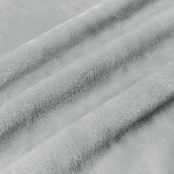 vidaXL Grey Throw Blanket 220 x 240 cm Fleece